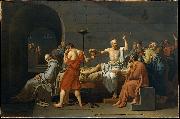 Jacques-Louis  David The Death of Socrates USA oil painting artist